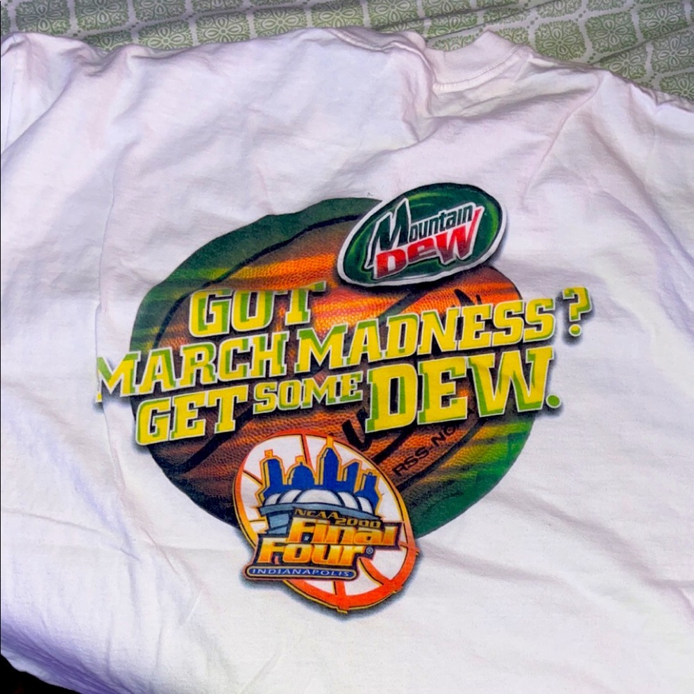 Mountain Dew 2000 march madness final shirt I’m cleaning out my closet